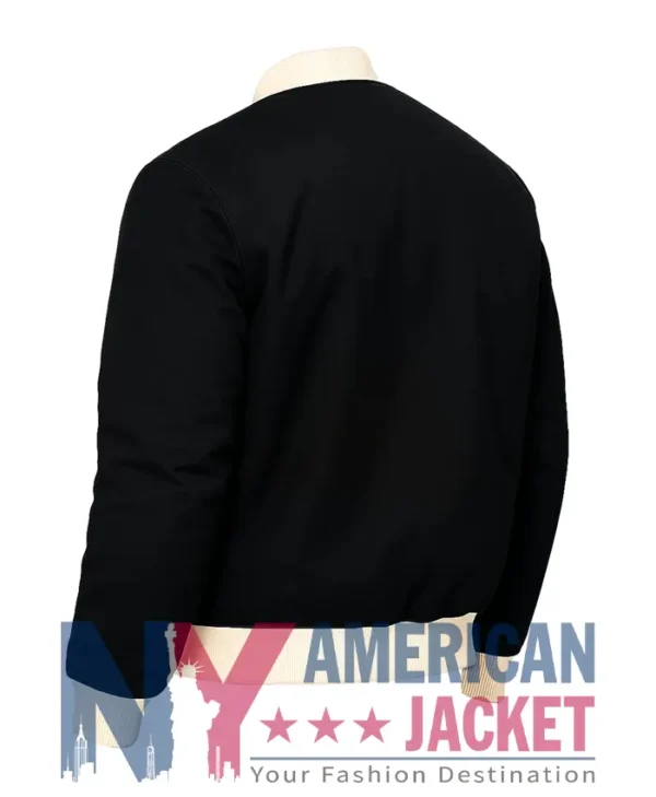 Philadelphia Eagles Cotton Black Bomber Jacket