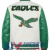 Philadelphia Eagles Cream Varsity Retro Jacket