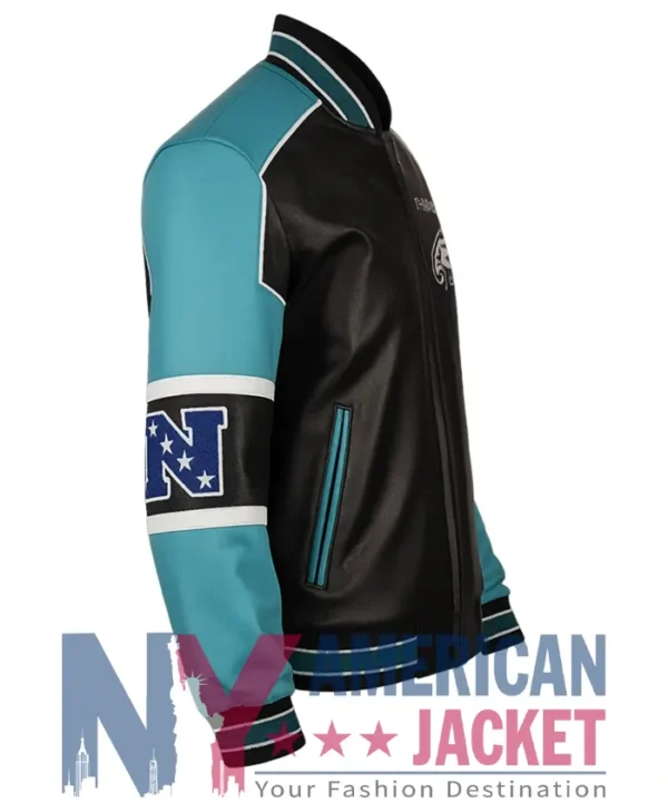 Philadelphia Eagles Leather Bomber Jacket