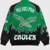 Philadelphia Eagles Racing Black And Green Jacket