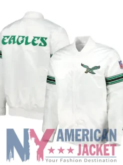 Philadelphia Eagles Varsity Satin Jacket