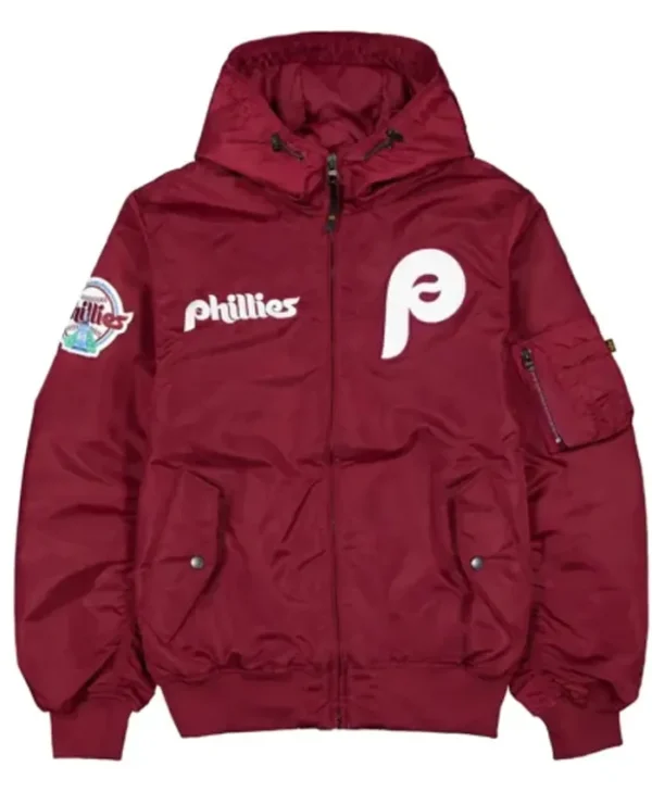 Philadelphia Phillies Historic L-2B Hooded Jacket