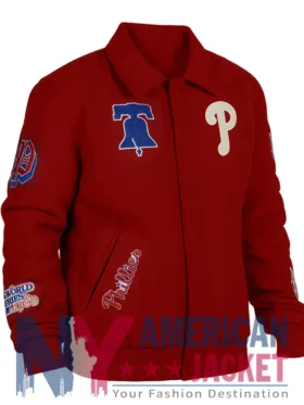 Philadelphia Phillies Varsity World Red Series Jacket