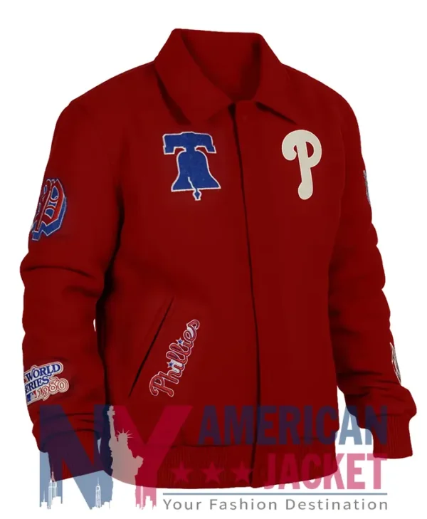 Philadelphia Phillies Varsity World Red Series Jacket