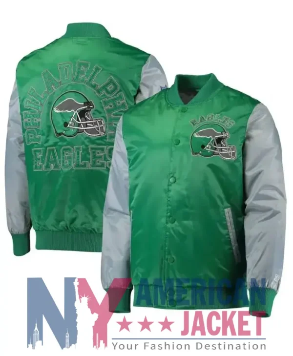Philadelphia Varsity Eagles Satin Jacket