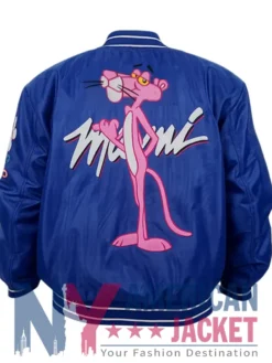 Pink Panther Miami 1963 Varsity Blue Jacket