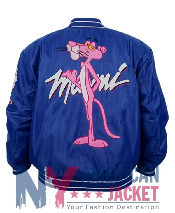 Pink Panther Miami 1963 Varsity Blue Jacket