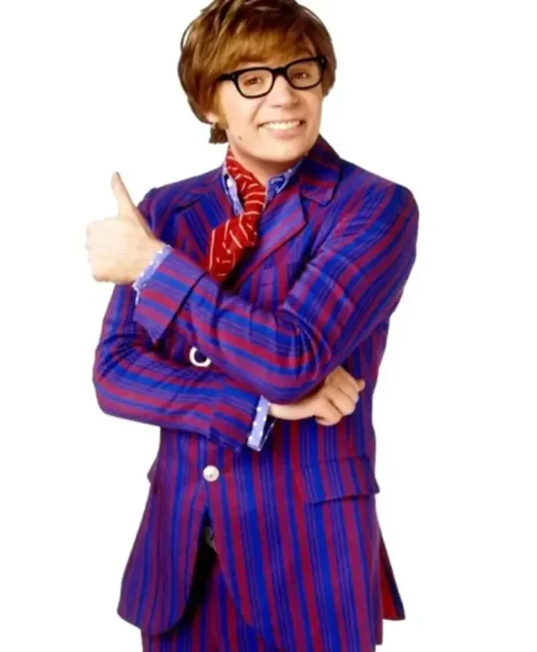 Pinstripe Austin Power Suit