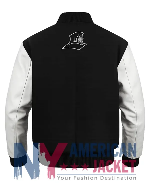 Providence 90s College Friars Black And White Varsity Jacket