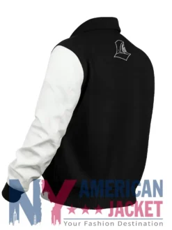Providence 90s College Friars Varsity Black And White Jacket