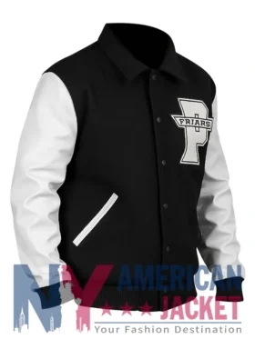 Providence College Friars 90s Varsity Black And White Jacket