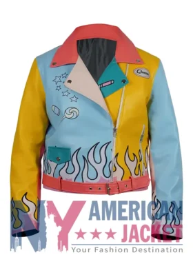 Ravens Home S04 Sasha Pastel Biker Moto Jacket