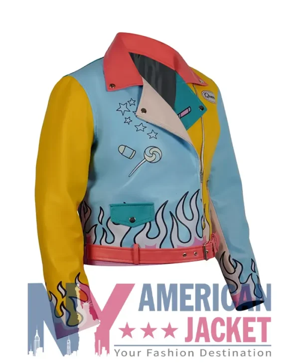 Ravens Home S04 Sasha Pastel Moto Jacket