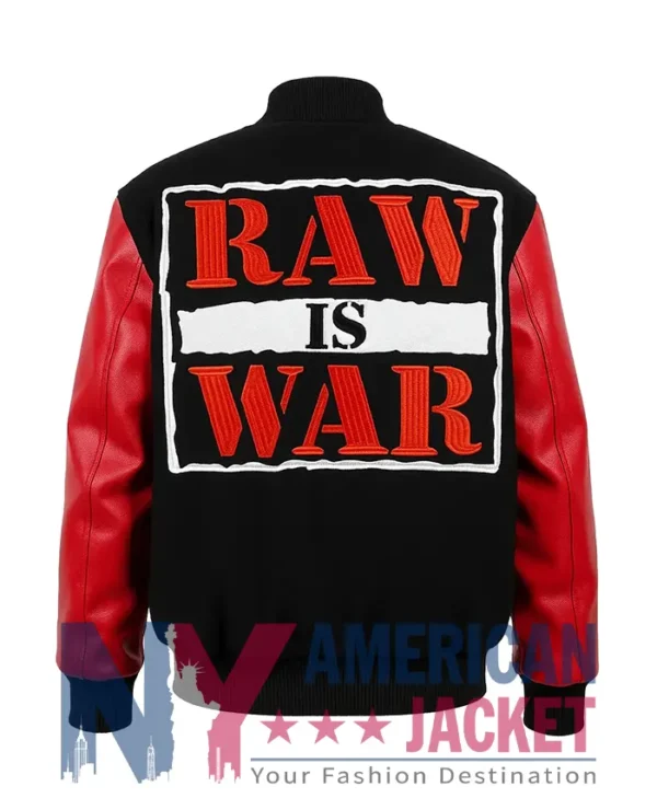 Raw is Varsity Letterman War Jacket