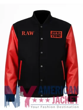 Raw is Varsity War Letterman Jacket