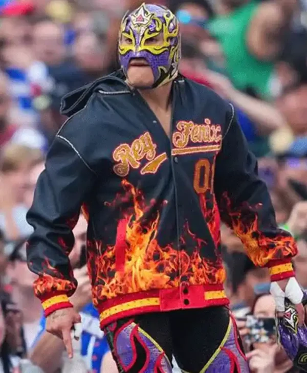 Rey Fenix WWE SummerSlam 2025 Hooded Jacket