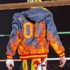 Rey Fenix WWE SummerSlam Hooded 2025 Jacket