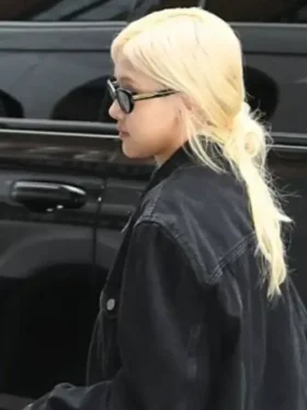 Rosé Manhattan NYC 2025 Black Denim Jacket For Sale