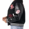San Francisco 49ers The Wild Collective Varsity Black Jacket