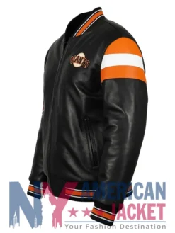 San Francisco Leather Giants Black Vintage Jacket