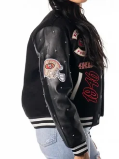San Francisco Varsity 49ers The Wild Collective Black Jacket