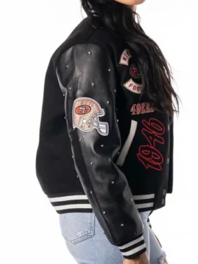 San Francisco Varsity 49ers The Wild Collective Black Jacket
