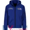 Seattle Seahawks Blue Bomber Hooded Jacket
