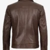 Shop Harrington Chocolate Brown Leather Jacket For Men And Women