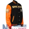 Space City Astros Houston Black and Orange Jacket