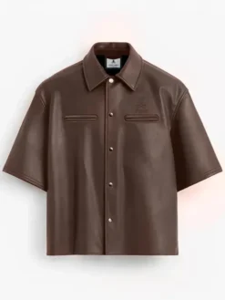 Stegaro Believer Coffee Brown Oversized Shirt