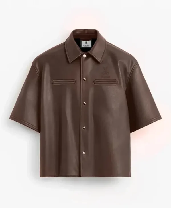 Stegaro Believer Coffee Brown Oversized Shirt