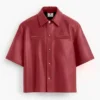 Stegaro Believer Maroon Oversized Shirt