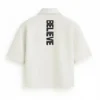 Stegaro Believer Oversized White Shirt