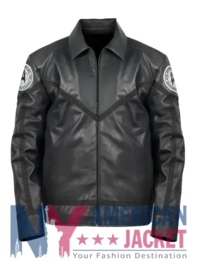 Strange Star Trek New Worlds Leather Black Jacket