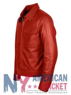 Super Bowl LIX Halftime Show Leather SZA Red Jacket