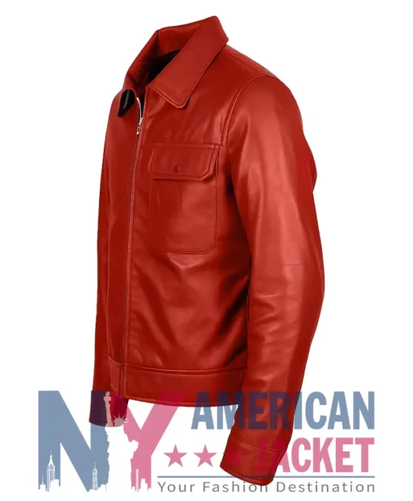 Super Bowl LIX Halftime Show Leather SZA Red Jacket