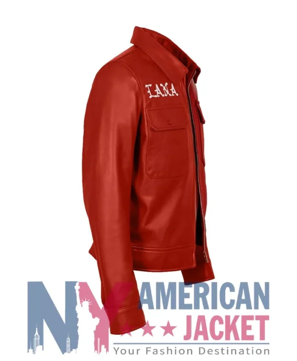 Super Bowl LIX Halftime Show SZA Leather Red Jacket