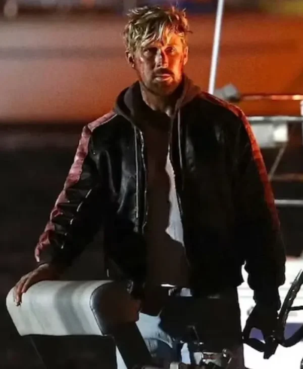 The Fall Guy 2024 Black Ryan Gosling Leather Jacket