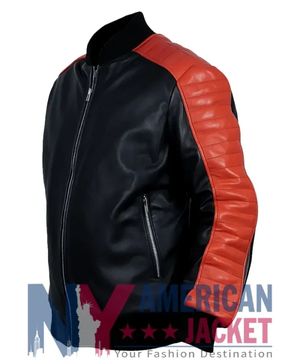 The Fall Guy 2024 Ryan Gosling Black Leather Jacket