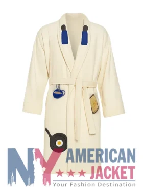 The Nanny S01 Fran Drescher Breakfast OFF-White Robe