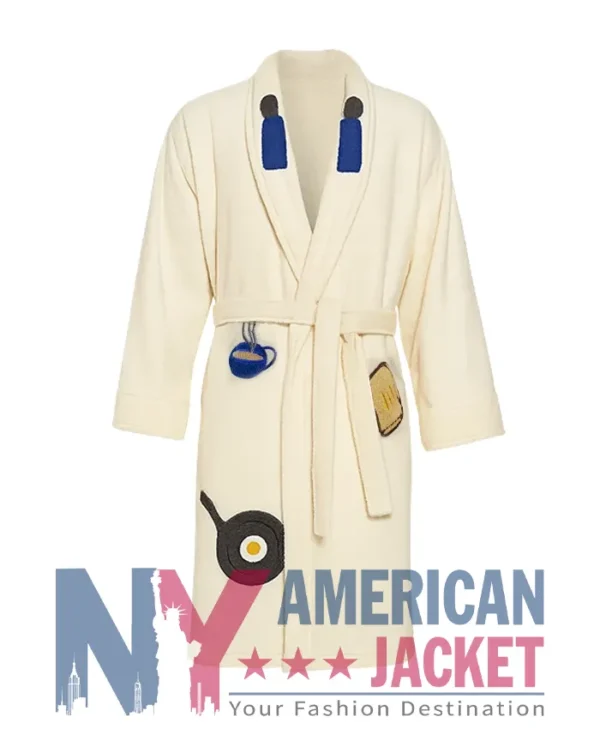 The Nanny S01 Fran Drescher Breakfast OFF-White Robe