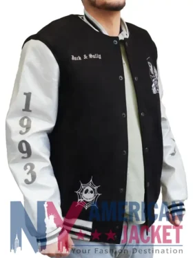 The Nightmare Before Christmas Letterman Coffee Jacket