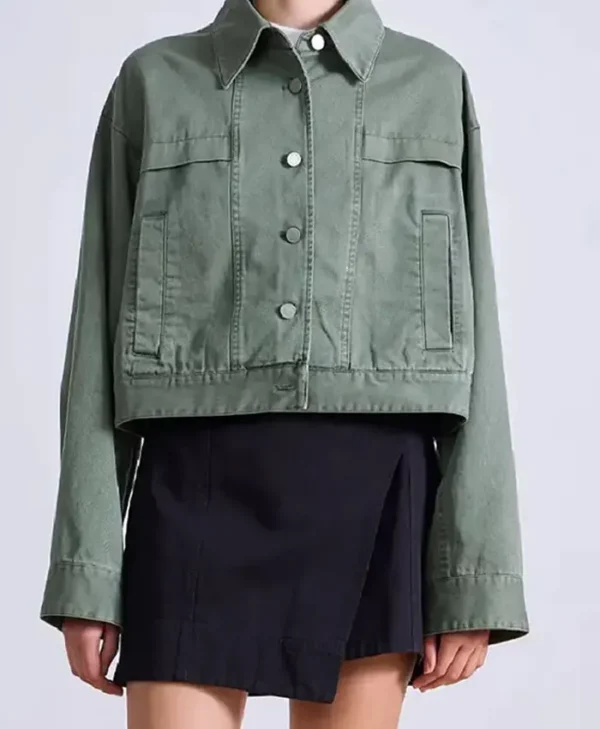 The Social 2025 Andrea Bain Cargo Cropped Jacket