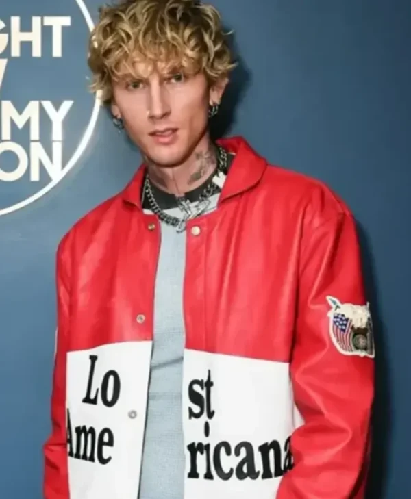 The Tonight Lost Show MGK Americana Leather Jacket