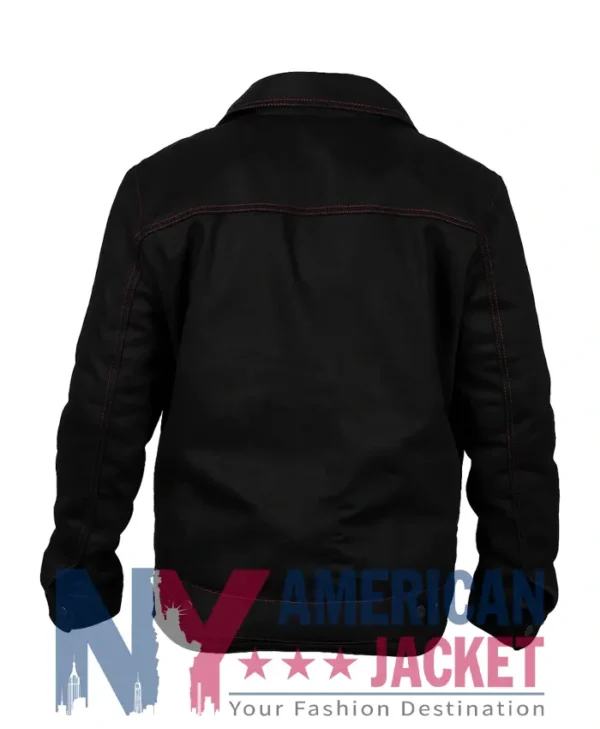 Top Gun Conan O’Brien Event Trucker Black Denim Jacket