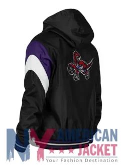 Toronto Raptors Bomber Starter Hooded Vintage Jacket
