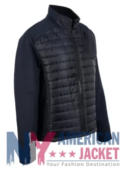 Tracker S01 Justin Hartley Puffer Blue Jacket