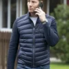 Tracker S01 Justin Hartley Blue Puffer Jacket