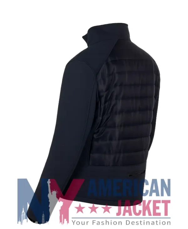 Tracker S01 Justin Hartley Puffer Blue Jacket