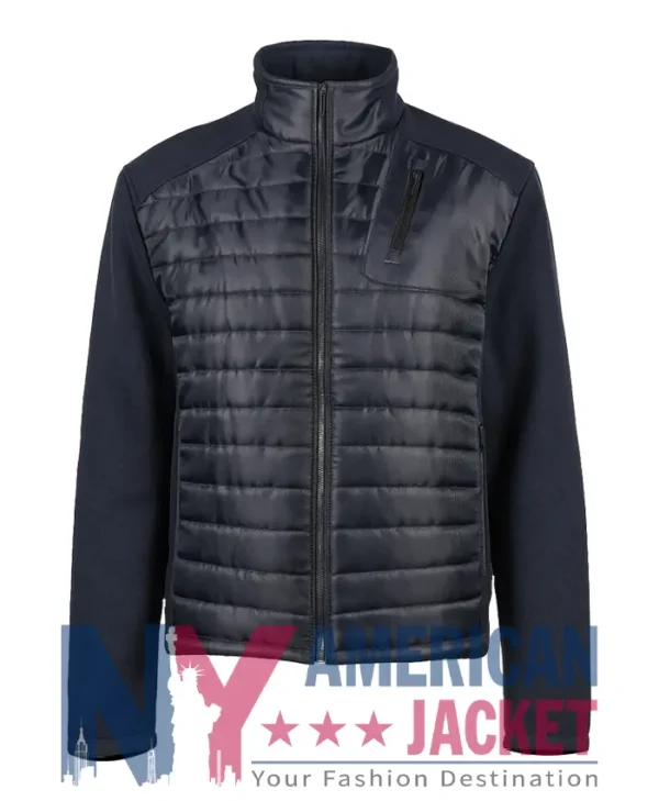 Tracker S01 Justin Hartley Blue Puffer Jacket